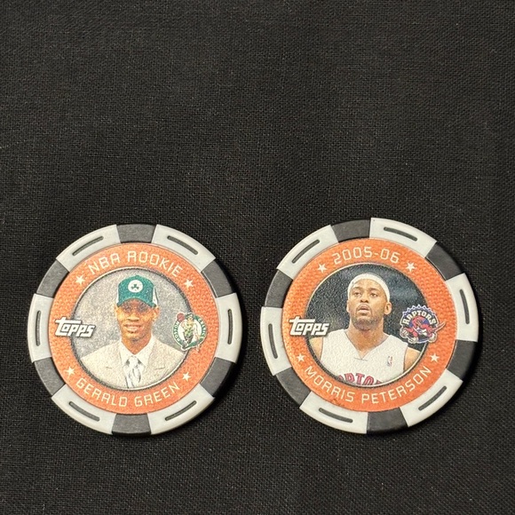 NBA Topps Collectible Chips, basketball poker chips - Picture 3 of 6